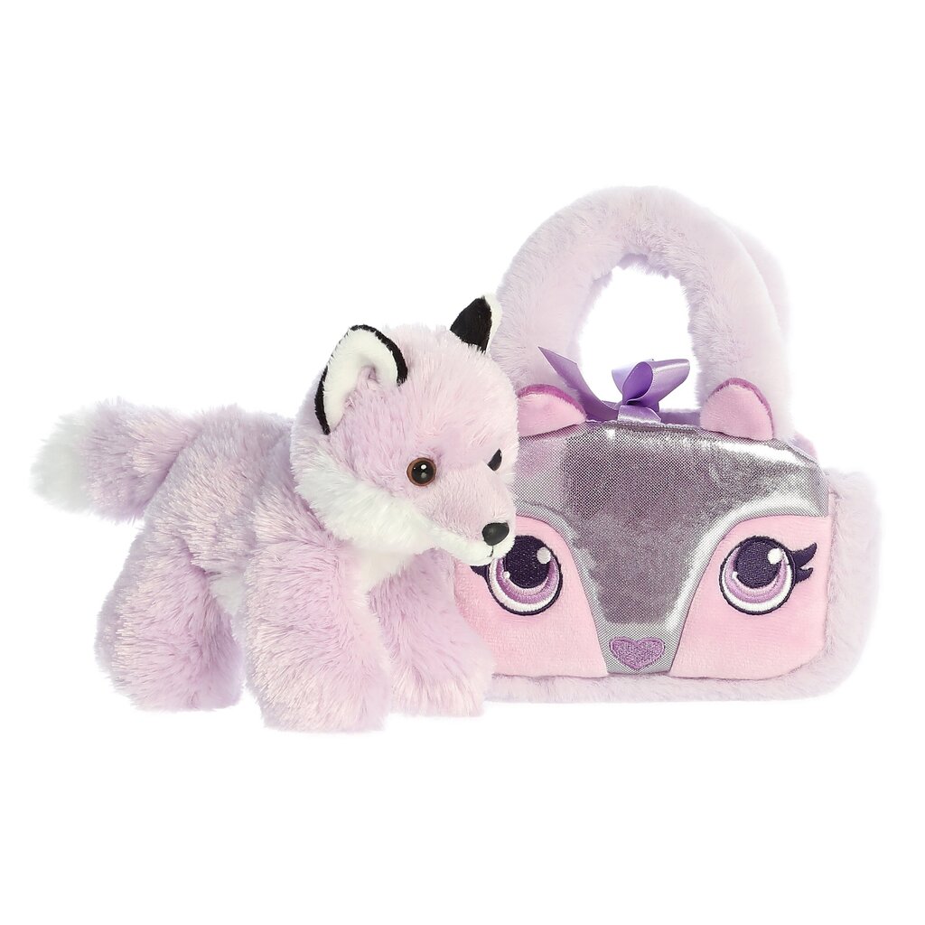 Mīksta rotaļlieta ar somiņu Aurora Lapsa, 20 cm цена и информация | Mīkstās (plīša) rotaļlietas | 220.lv
