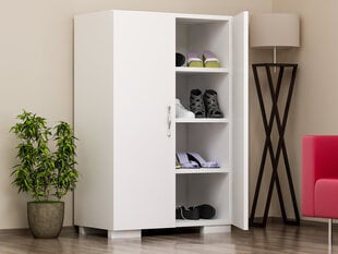 Обувной шкаф Asir, 60x94x35 см, белый цена и информация | Полки для обуви, банкетки | 220.lv