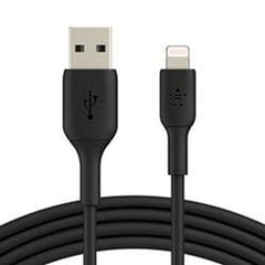 USB uz Lightning Kabelis Belkin CAA001BT1MWH2PK 1 m - цена и информация | Кабели для телефонов | 220.lv