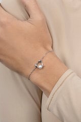 Brilio Silver Элегантный браслет из бронзы с натуральным жемчугом BRC28R цена и информация | Женские браслеты | 220.lv