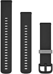 Garmin ремешок для часов Vivoactive 5 20 мм, черный цена и информация | Аксессуары для смарт-часов и браслетов | 220.lv