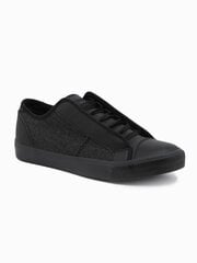 мужские повседневные кроссовки - черный om-fosl-0114 цена и информация | Мужские ботинки | 220.lv