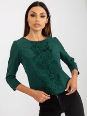 блузка lk-bz-506522.07 темно-зеленая цена и информация | Женские блузки, рубашки | 220.lv