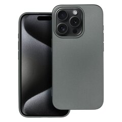 Metallic Чехол для Iphone 15 Pro, серый цена и информация | Чехлы для телефонов | 220.lv