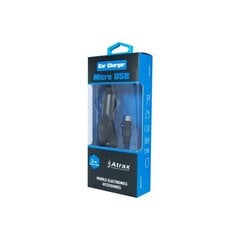 ATX Platinum Премиум Автомобильная зарядка 12 / 24V / 1A + Провод Micro USB Черная (Blue Blister) цена и информация | Зарядные устройства для телефонов | 220.lv