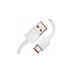 USB-кабель оригинальный Xiaomi 5A 55W Type-C белый (1М) цена и информация | Кабели для телефонов | 220.lv