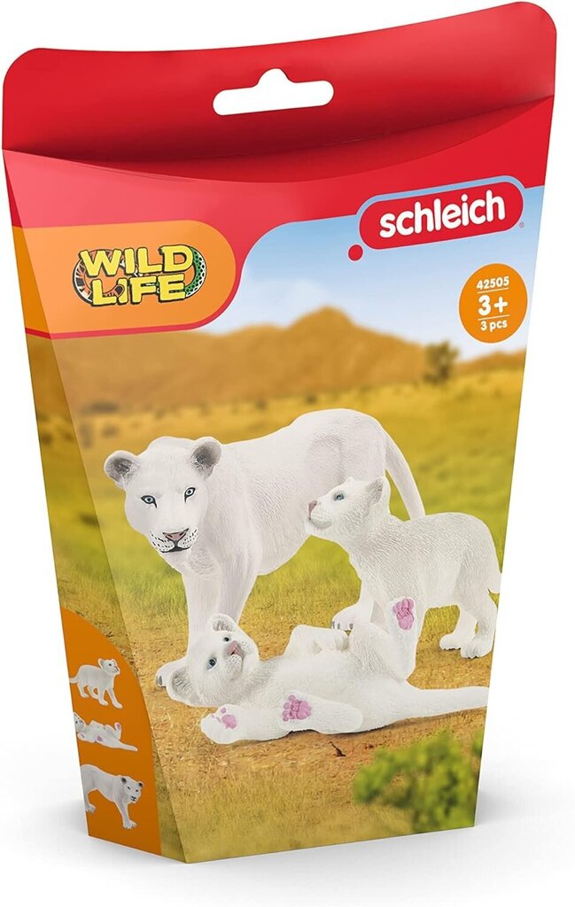 Lauvas un mazuļu figūriņas Schleich 42505 цена и информация | Rotaļlietas zēniem | 220.lv