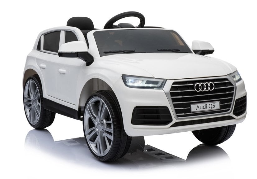 Elektromobilis bērniem Audi Q5, balts cena un informācija | Bērnu elektroauto | 220.lv