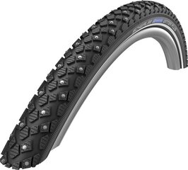 Шипованная велосипедная покрышка Schwalbe Marathon Winter Plus 28", черная цена и информация | Покрышки, шины для велосипеда | 220.lv