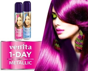 Purškiami trumpalaikiai plaukų dažai Venita 1-Day Color Morska Fala, 50ml цена и информация | Краска для волос | 220.lv