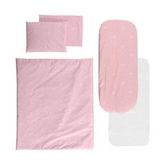 Комплект детского постельного белья для люльки Lorelli Маленький мишка, розовый 78 х 62, 5 частей цена и информация | Детское постельное бельё | 220.lv