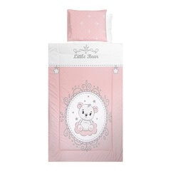 Lorelli bērnu gultasveļas komplekts Little Bear Pink, 100x150, 5 gab. цена и информация | Детское постельное бельё | 220.lv