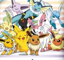 Bērnu gultas veļas komplekts 140x200 Pokemon tematika cena un informācija | Bērnu gultas veļa | 220.lv