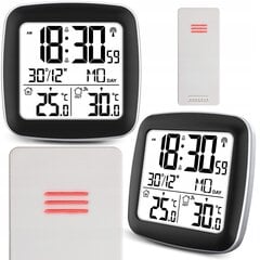 Бердсен беспроводной термометр для воздуха с часами цена и информация | Метеорологические станции, термометры | 220.lv