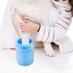 Портативный очиститель лап для собак, синий цена и информация | Средства по уходу за животными | 220.lv