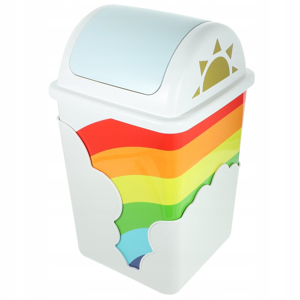Rainbow mazais atkritumu konteiners 10l cena un informācija | Miskastes | 220.lv