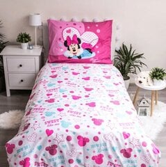 Bērnu gultas veļas komplekts 140x200 Minnie Mouse cena un informācija | Bērnu gultas veļa | 220.lv