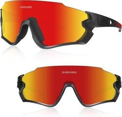 Поляризованные спортивные солнцезащитные очки Queshark цена и информация | Спортивные очки | 220.lv