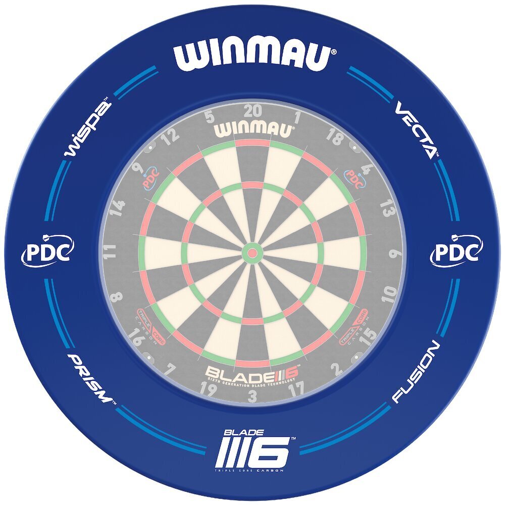 Sienu aizsardzība Winmau PDC, zila цена и информация | Šautriņmešana, dārts | 220.lv