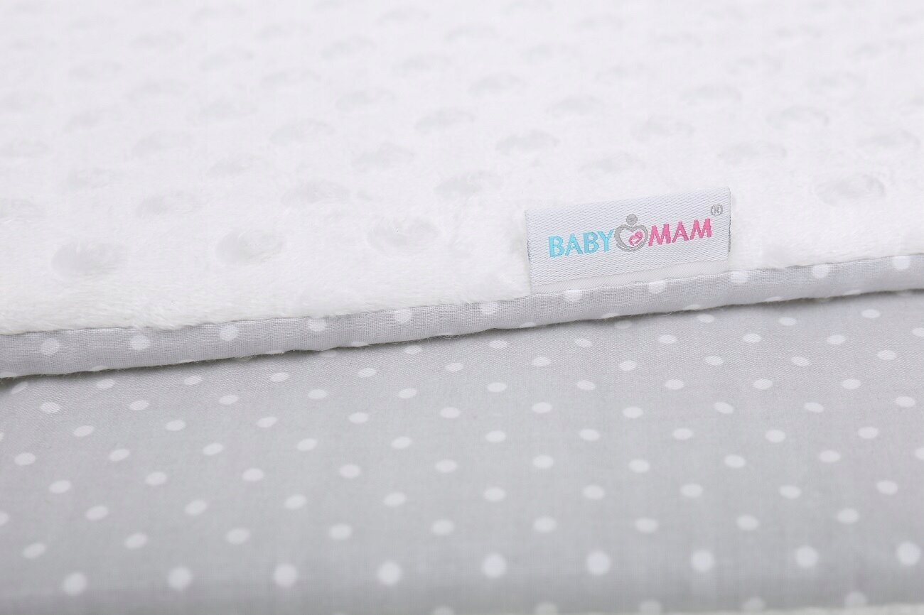 Bērnu gultiņas aizsargs Babymam 180x30 cm, pelēks cena un informācija | Bērnu drošības preces | 220.lv