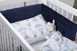 Bērnu gultiņas aizsargs Babymam 180x30 cm, zils cena un informācija | Bērnu drošības preces | 220.lv
