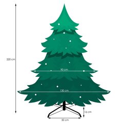 Ziemassvētku eglīte Springos CT0091 220cm cena un informācija | Mākslīgās egles, vainagi, statīvi | 220.lv