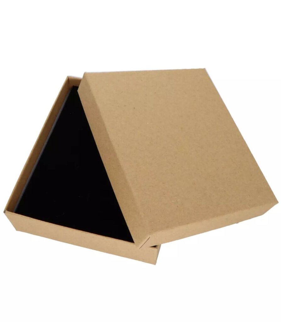 Dekoratīvā dārglietu kastīte, 11x13 cm, brūna cena un informācija | Dāvanu saiņošanas materiāli | 220.lv