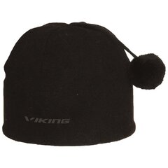 Cepure vīriešiem Viking Axel Windlocker M 250/08/3151/09 25008315109, melna cena un informācija | Vīriešu cepures, šalles, cimdi | 220.lv