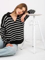 Džemperis sievietēm, melns/balts cena un informācija | Sieviešu džemperi | 220.lv