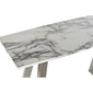 Konsoles galds DKD Home Decor, sudrabains/balts cena un informācija | Konsoles galdiņi | 220.lv