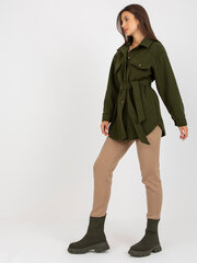 темно-зеленое шерстяное свободное пальто из альпаки цена и информация | Женские пальто | 220.lv