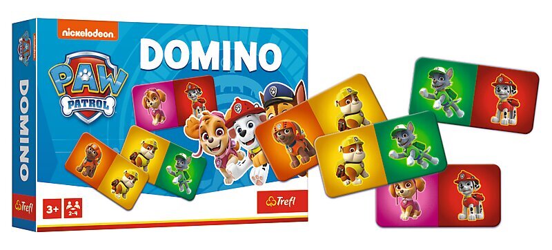 Galda spēle Domino Paw Patrol Trefl cena un informācija | Galda spēles | 220.lv