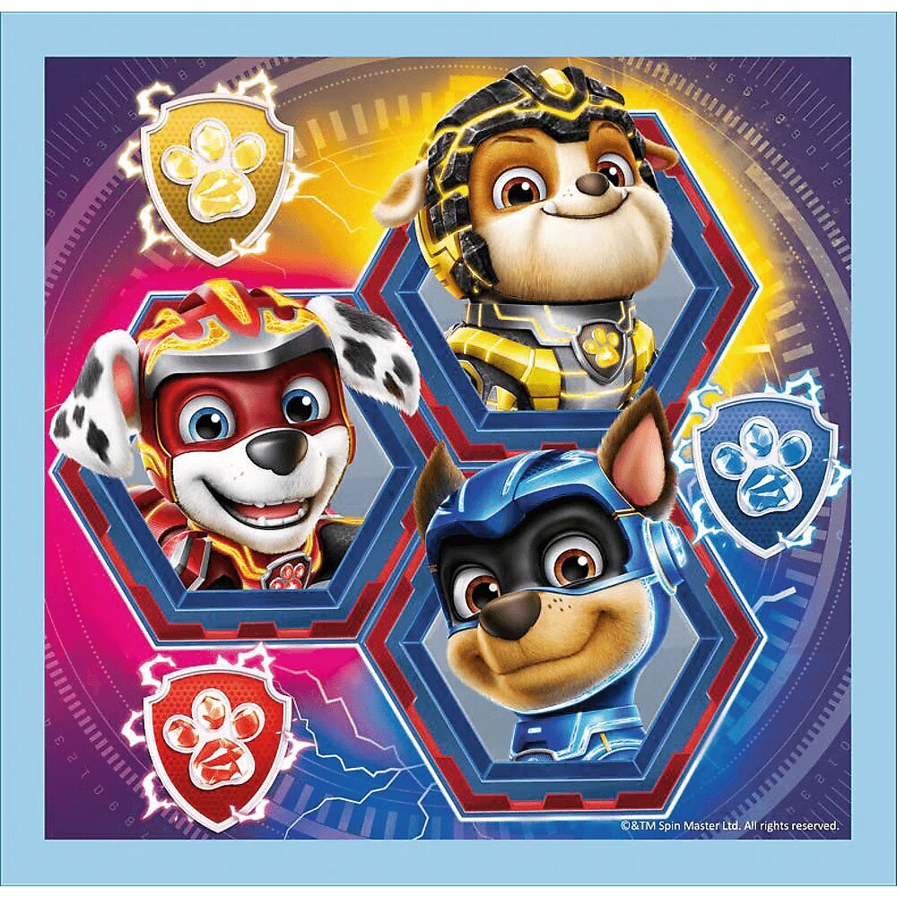 Pužļu komplekts 3in1 Tref Paw Patrol cena un informācija | Puzles, 3D puzles | 220.lv