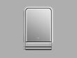 Spogulis LED Vento Venezia ar plauktu 50X80 cena un informācija | Vannas istabas spoguļi | 220.lv
