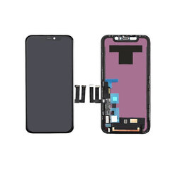 Apple iPhone 11 LCD дисплей с сенсорной панелью и рамкой цена и информация | Запчасти для телефонов и инструменты для их ремонта | 220.lv