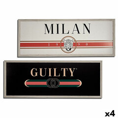 Картина GUILTY MILAN ДСП 2 x 46 x 121 cm (4 штук) цена и информация | Картины | 220.lv