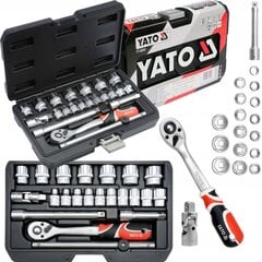 Yato uzgriežņu atslēgas komplekts yt-38561 cena un informācija | Rokas instrumenti | 220.lv