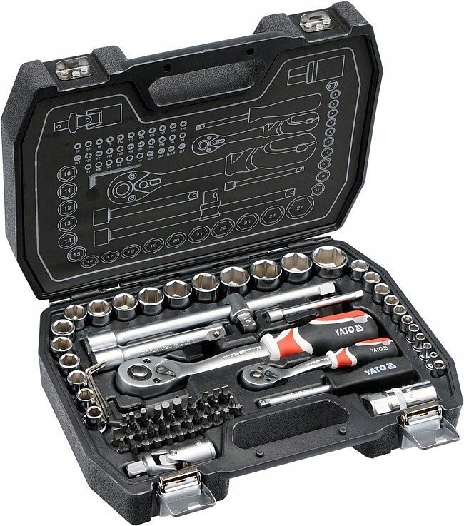 Yato yt-38782 uzgriežņu atslēgas komplekts цена и информация | Rokas instrumenti | 220.lv