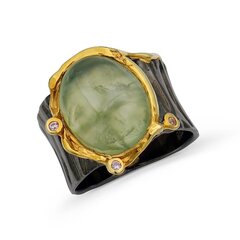 Серебряное (925) кольцо с драгоценными камнями, код f50330, EU-58 (~18,5 мм) F50330EU-58 цена и информация | Кольца | 220.lv
