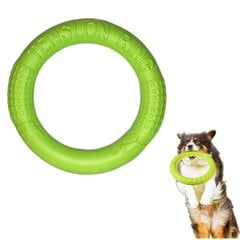 Rotaļlieta suņiem – gredzens, zaļš, 28 cm cena un informācija | Suņu rotaļlietas | 220.lv
