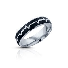 Серебряное (925) кольцо с классическим дизайном, код ah5ss0830, EU-68 (~21,5 мм) AH5SS0830EU-68 цена и информация | Кольца | 220.lv
