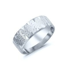 Серебряное (925) кольцо с классическим дизайном, код ah5ss7476, EU-67 (~21,25 мм) AH5SS7476EU-67 цена и информация | Кольца | 220.lv