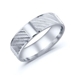 Серебряное (925) кольцо с классическим дизайном, код ah5ss7481, EU-60 (~19 мм) AH5SS7481EU-60 цена и информация | Кольца | 220.lv