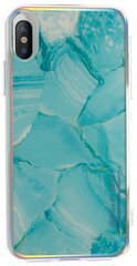 Devia Landscape Silicone Back Case For Apple iPhone X / XS Blue - Green цена и информация | Чехлы для телефонов | 220.lv