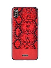 Devia Python Silicone Back Case Apple iPhone XS Max Red cena un informācija | Telefonu vāciņi, maciņi | 220.lv