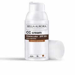 CC krēms Bella Aurora Cc Cream Cover Spf 50, 30 ml cena un informācija | Sejas krēmi | 220.lv