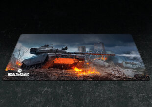 Wargaming World of Tanks - Centurion Action X Fired Up Mousepad, XL цена и информация | Мыши | 220.lv