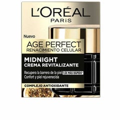 Антивозрастной ночной крем L'Oreal Make Up Age Perfect Revitalizing, 50 мл цена и информация | Кремы для лица | 220.lv