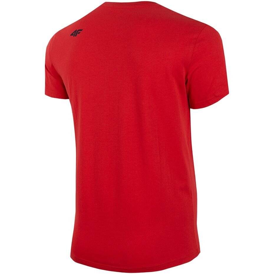 Marškinėliai vyrams 4f, raudoni cena un informācija | Vīriešu T-krekli | 220.lv