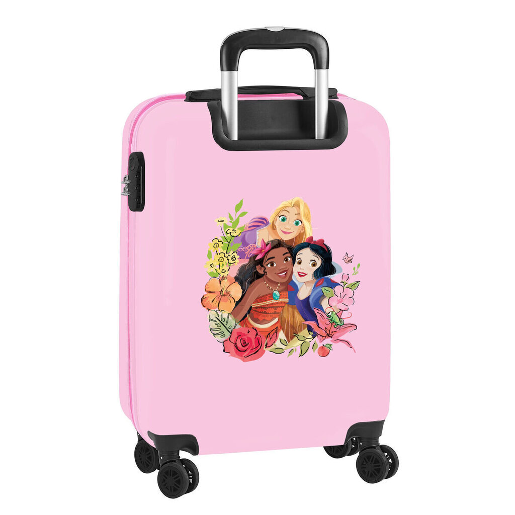Kabīnes koferis Princesses Disney, rozā cena un informācija | Koferi, ceļojumu somas | 220.lv